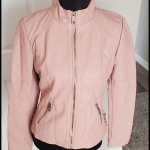Women's Faux Leather Jacket, pink by Guess